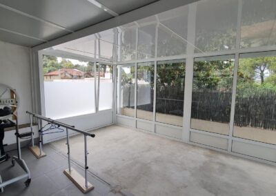 cerramiento con techo de aluminio y cristales para terrazas patios aticos